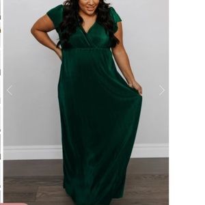 Baltic Born Athena Pleated Maxi dress